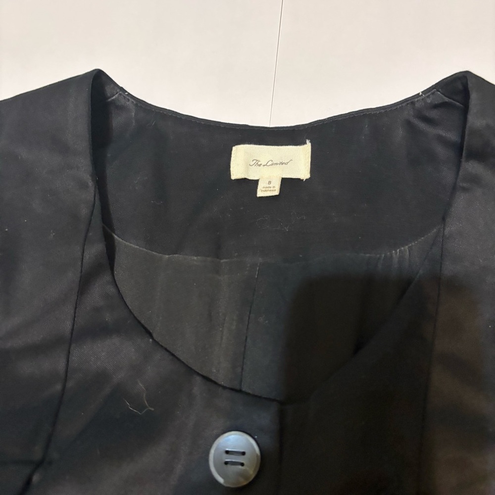The Limited Black Sleeveless Button-Down Dress - Picture 10 of 12